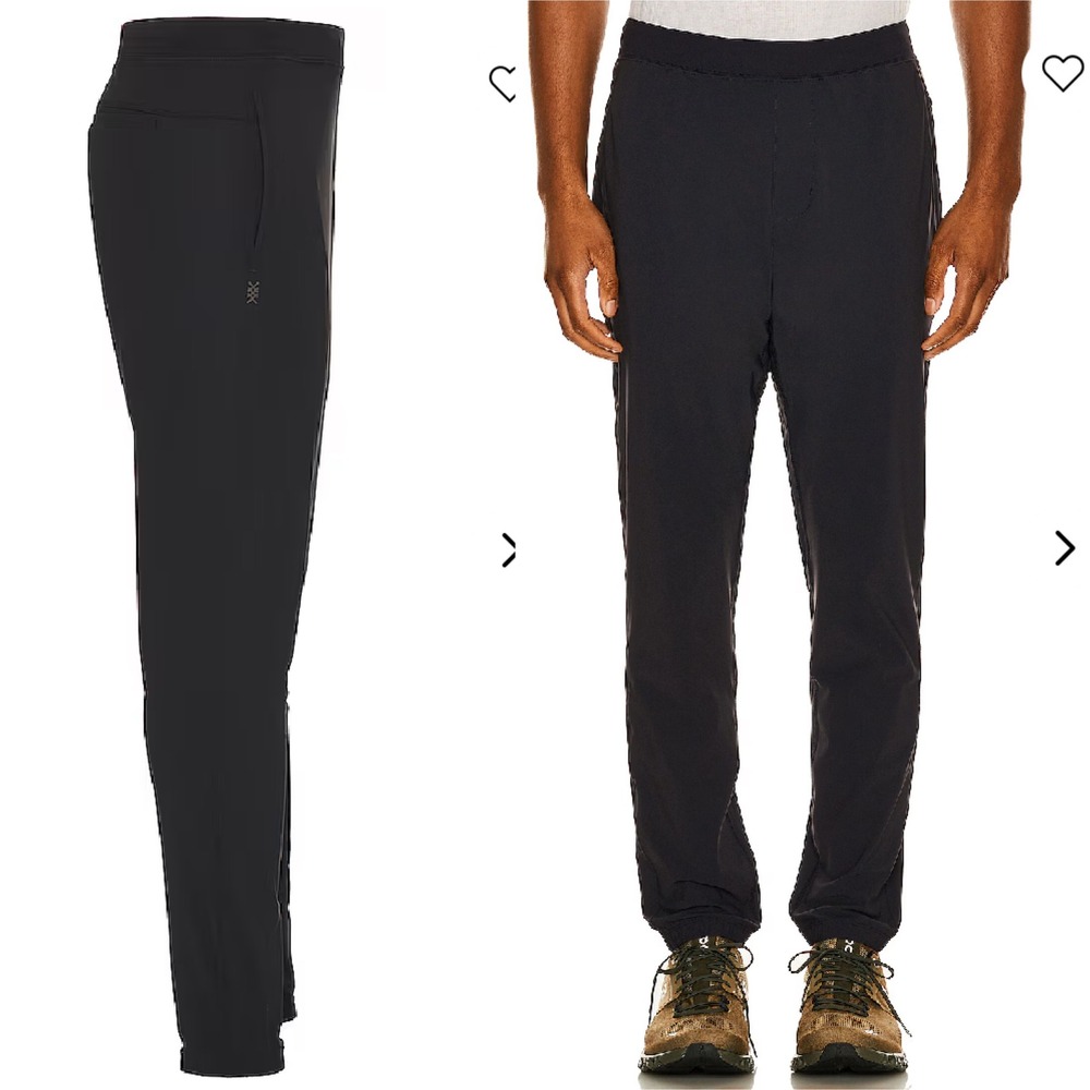Rhone Versatility Pant Black XL Workout Activewear Joggers Training Gym Pants
